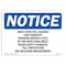 Signmission OSHA, Roof Edge Fall Hazard Low Parapets Persons, 10in X 7in Plastic, 10" W, 7" H, Landscap OS-NS-P-710-L-18124 - alternate 1